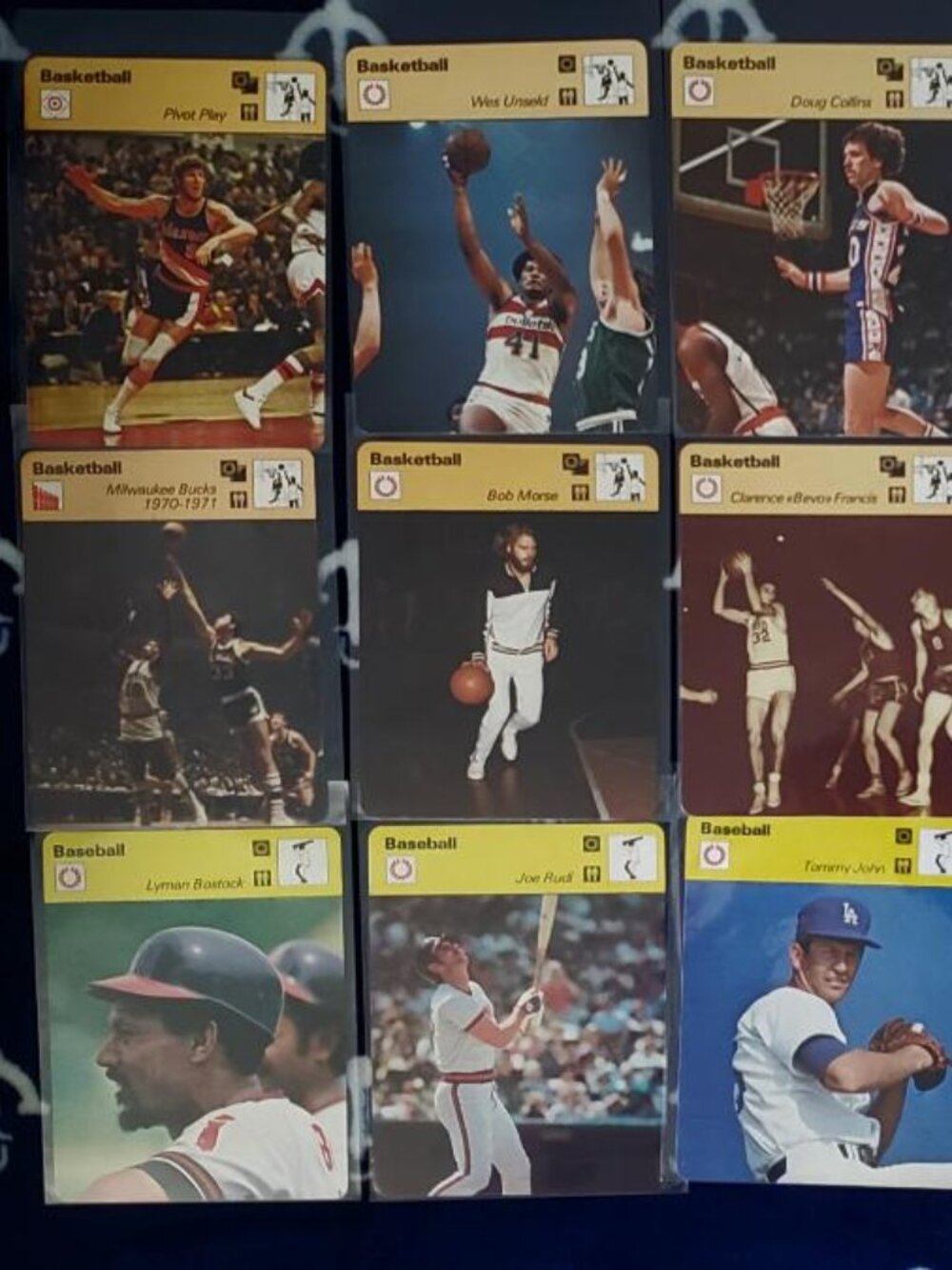 LOT 92 SPORTSCASTER CARDS HALL OF FAME BASEBALL BASKETBALL FOOTBALL HOCKEY